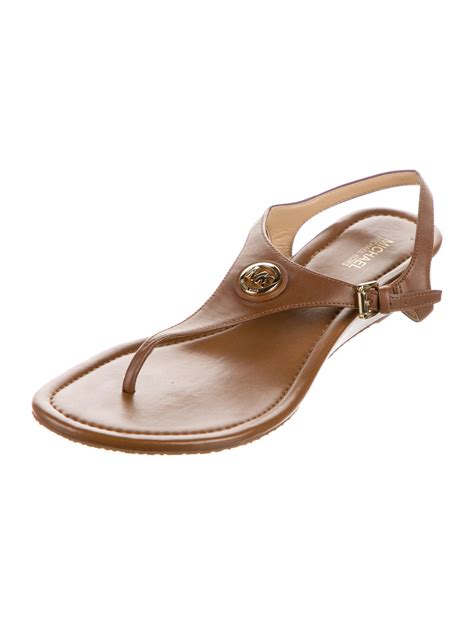 michael kors sandals browns|michael kors size 11 sandals.